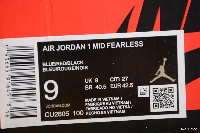 Rep Husky Fearless CU2805-100 Blue SE Air the Mid Great Jordan 1 0412